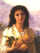 Adolphe Bouguereau Girl Holding Lemons France oil painting artist